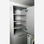 Στήλη με ξύλο αλουμινίου