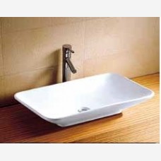 Νιπτήρας πορσελάνης επικαθήμενος 700x400x125 mm LT 1017